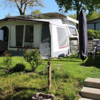 Mietwohnwagen Dethleffs 500 TK Platz 108 Campingplatz Schloss-Kirchberg Bodensee